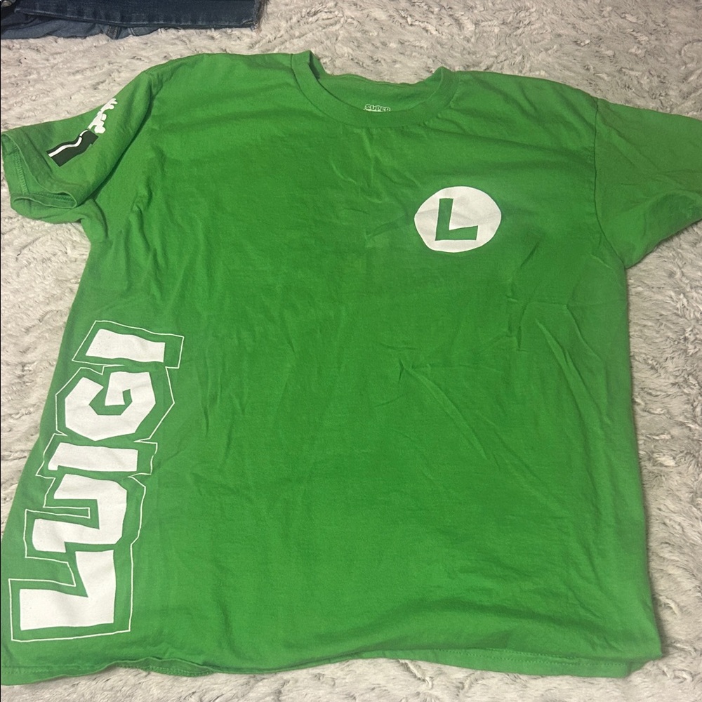 SUPER NINTENDO WORLD Green Luigi T-Shirt